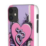 Graffiti Phone Case: Urban Chic for Girls with London Skylin - Phone Case by Printify | Unique designs from ArteoDesign