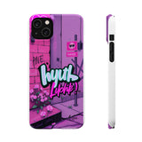 Chic Urban Graffiti Phone Case for Girls - Cool Street Style