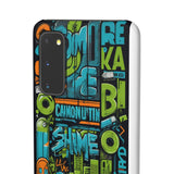 Urban Graffiti Style Phone Case - Cool and Chic for Girls