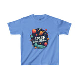 Space Explorers Boys T-Shirt – Galactic Adventure Tee for Ages 3-12