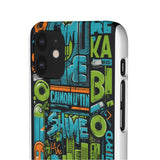 Urban Graffiti Style Phone Case - Cool and Chic for Girls