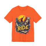 Men's Skateboarding Ride Graphic T-Shirt - Urban Style