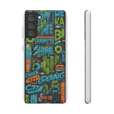 Graffiti Chic Phone Case: Urban Style with a Feminine Twist - Phone Case by Printify | Unique designs from ArteoDesign