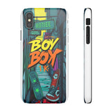 Graffiti Phone Case: Urban Chic with London Skyline for Girl - Phone Case by Printify | Unique designs from ArteoDesign