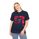 Hearts in Harmony - Romantic Unisex Tee for Love Celebration