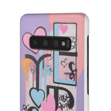 Graffiti Phone Case for Girls: Urban Chic Meets Feminine Sty - Phone Case by Printify | Unique designs from ArteoDesign