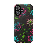 Urban Floral Graffiti Phone Case – Neon Street Art Vibes for iPhone & Samsung