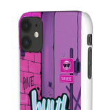 Graffiti Phone Case: Urban Chic for Girls with a Twist - Phone Case by Printify | Unique designs from ArteoDesign