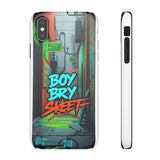 Urban Graffiti Phone Case - Gritty Streetwear for Boys