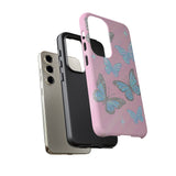 Y2K Butterfly Pink iPhone Case – Glitter Aesthetic