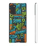 Graffiti Chic Phone Case: Urban Style with a Feminine Twist - Phone Case by Printify | Unique designs from ArteoDesign