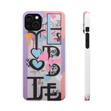 Graffiti Street Art-Inspired Phone Case for Girls