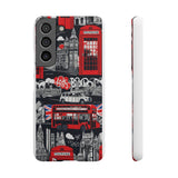 Edgy London Street Art Graffiti Phone Case for Boys