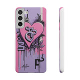 Graffiti Phone Case: Urban Chic for Girls with London Skylin - Phone Case by Printify | Unique designs from ArteoDesign