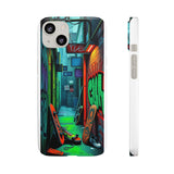 Urban Graffiti Chic: London Skyline Phone Case for Girls - Phone Case by Printify | Unique designs from ArteoDesign