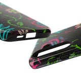 Urban Floral Graffiti Phone Case – Neon Street Art Vibes for iPhone & Samsung