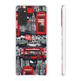 Edgy London Street Art Graffiti Phone Case for Boys