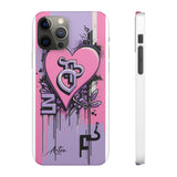 Feminine Graffiti Phone Case for Girls - Bold Street Style