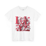 Heart to Heart Romantic Unisex T-Shirt - Perfect Gift of Love