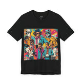 Retro Pop Culture T-Shirt for Men - Bold 90s Hip-Hop Throwback Style