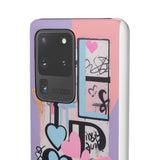 Graffiti Street Art-Inspired Phone Case for Girls