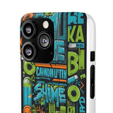 Urban Graffiti Style Phone Case - Cool and Chic for Girls