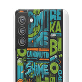 Urban Graffiti Style Phone Case - Cool and Chic for Girls