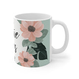 Positive Vibes Only - Brighten Day Floral Mug