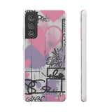 Chic Urban Graffiti Phone Case for Girls - Street Art Design