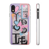 Graffiti Street Art-Inspired Phone Case for Girls