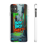 Urban Graffiti Phone Case - Gritty Streetwear for Boys