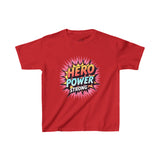 Hero Power Strong T-Shirt – Bold Comic Style Kids Tee