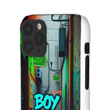 Urban Graffiti Phone Case - Gritty Streetwear for Boys