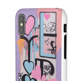 Graffiti Phone Case for Girls: Urban Chic Meets Feminine Sty - Phone Case by Printify | Unique designs from ArteoDesign