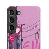 Streetwear Graffiti Phone Case for Girls - Soft and Bold Style