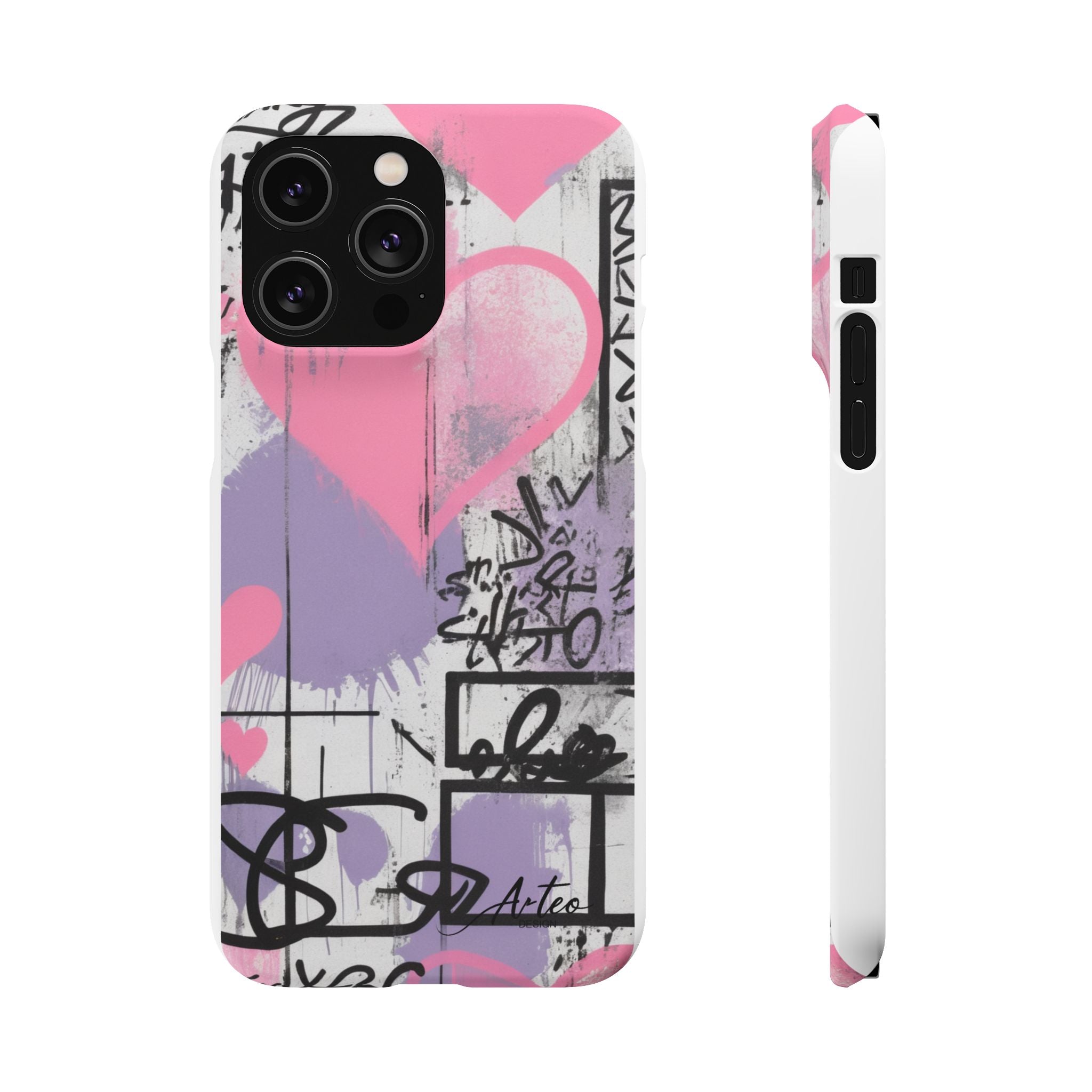 Urban Graffiti Chic Phone Case - Street Art for Girls