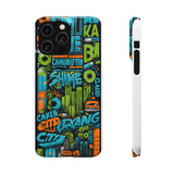 Urban Graffiti Style Phone Case - Cool and Chic for Girls