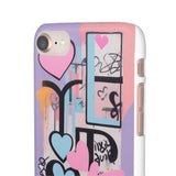 Graffiti Phone Case for Girls: Urban Chic Meets Feminine Sty - Phone Case by Printify | Unique designs from ArteoDesign