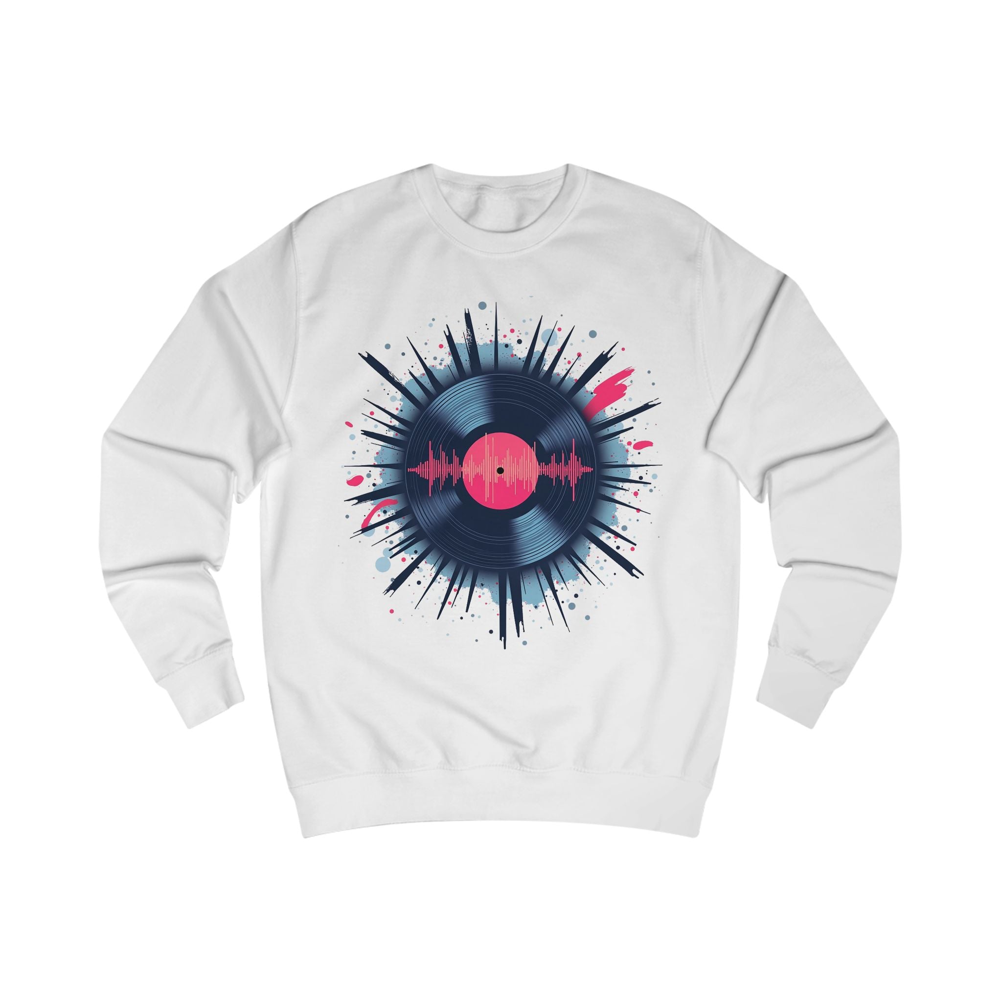 Men's Vinyl Record Sweatshirt | Music Lover's Style