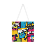 Arteo UK Pop Art Tote Bag - Comic Style Design