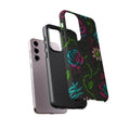 Urban Floral Graffiti Phone Case – Neon Street Art Vibes for iPhone & Samsung