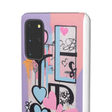 Graffiti Street Art-Inspired Phone Case for Girls