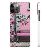 Graffiti Phone Case: Urban Chic with a Feminine Twist - Phone Case by Printify | Unique designs from ArteoDesign