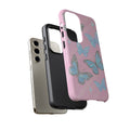 Y2K Butterfly Pink iPhone Case – Glitter Aesthetic
