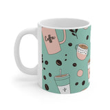 Mint Edition Coffee Lovers Mug - Fun Cup Pattern