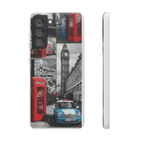 Graffiti Phone Case: London Skyline, Neon Accents, Edgy Styl - Phone Case by Printify | Unique designs from ArteoDesign