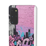 Chic Graffiti Phone Case - Feminine Urban Style for Girls