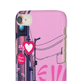 Graffiti Streetwear Phone Case for Girls - Soft, Bold Style