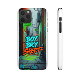 Urban Graffiti Phone Case for Boys - Gritty Streetwear Style