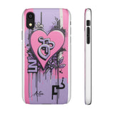 Graffiti Phone Case: Urban Chic for Girls with London Skylin - Phone Case by Printify | Unique designs from ArteoDesign